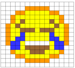 Pixel art sur le thème des émotions